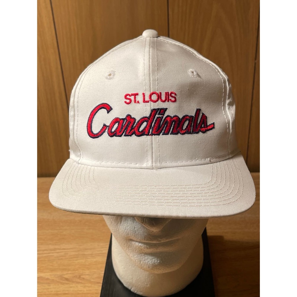 Vintage St Louis‎ Cardinals MLB Sports Specialties Script Snapback Hat Twill